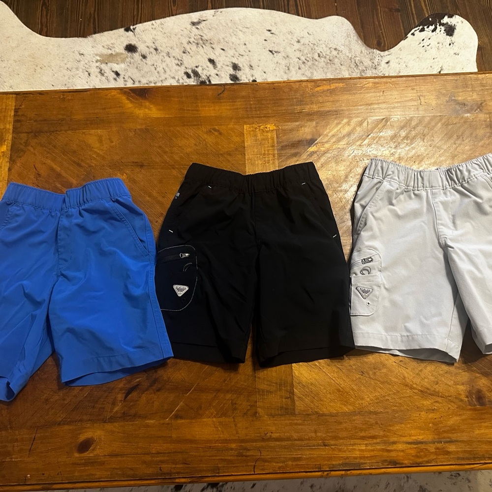 Columbia Kids Shorts Set - Blue, Black, Gray